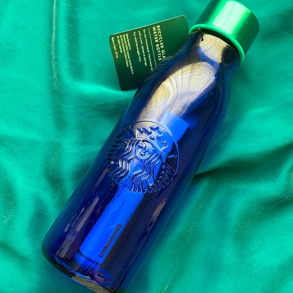 Starbucks Dining Nwt Starbucks Recycled Glass Water Bottle Poshmark